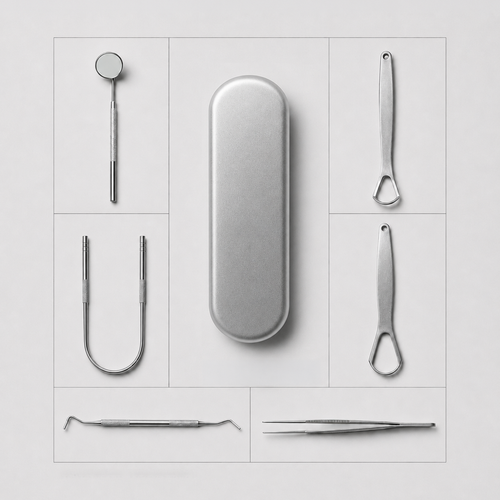 Kit Dental de Acero Inoxidable x 6 piezas